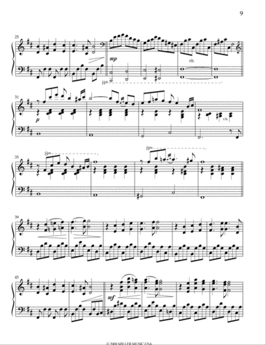 Lamento Piano Solo scores gallery preview page 2