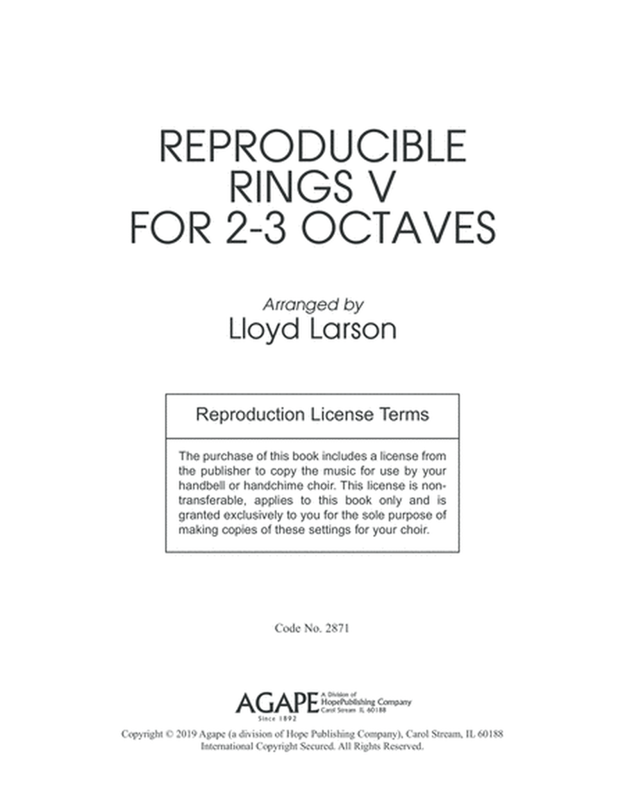 Reproducible Rings for 2-3 Octaves, Vol. 5-Digital Download image number null