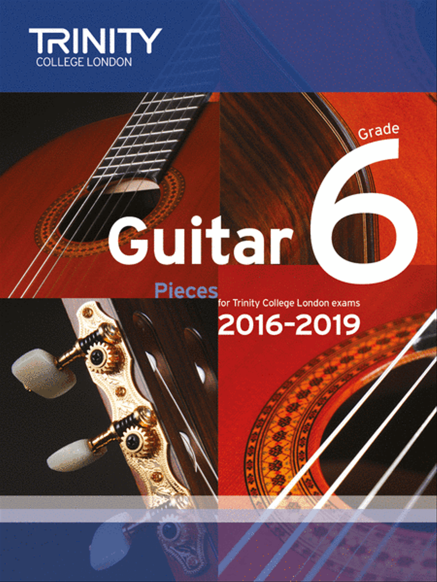 Guitar Exam Pieces 2016-2019: Grade 6 Classical Guitar scores gallery preview page 1