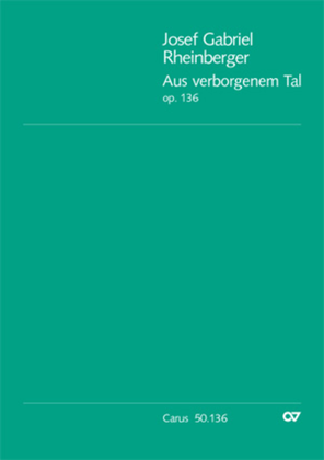 Book cover for Aus verborgenem Tal op. 136