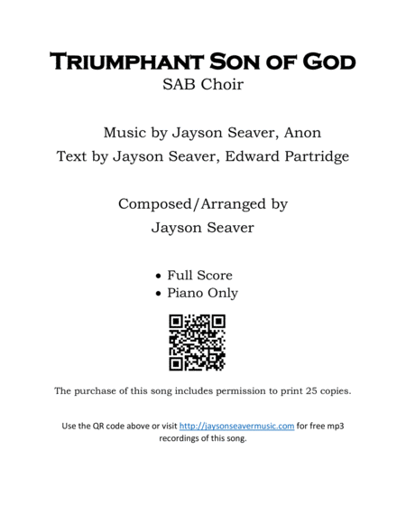 Triumphant Son of God image number null
