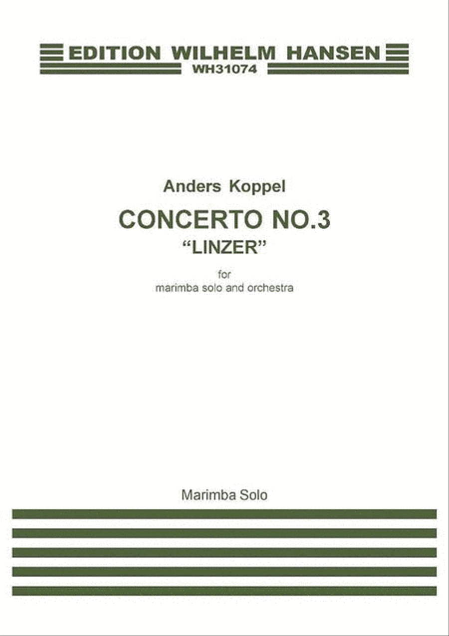Marimba Concerto No. 3 Marimba scores gallery preview page 1
