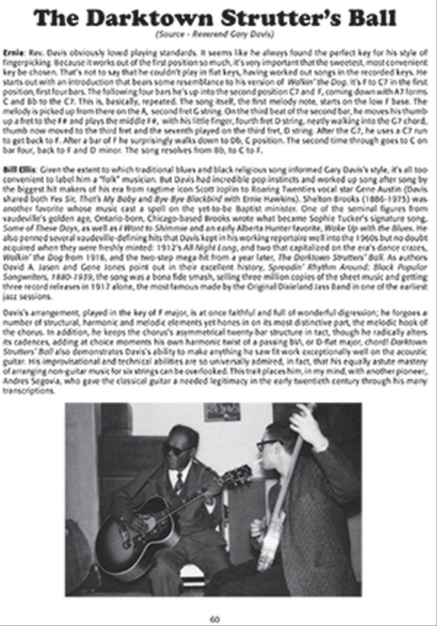 Rags, Minstrel Show Songs & Novelty Instrumentals of Rev. Gary Davis Guitar scores gallery preview page 5