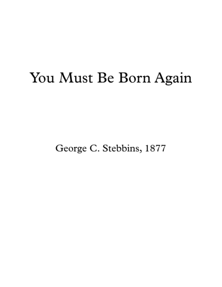 You Must Be Born Again image number null