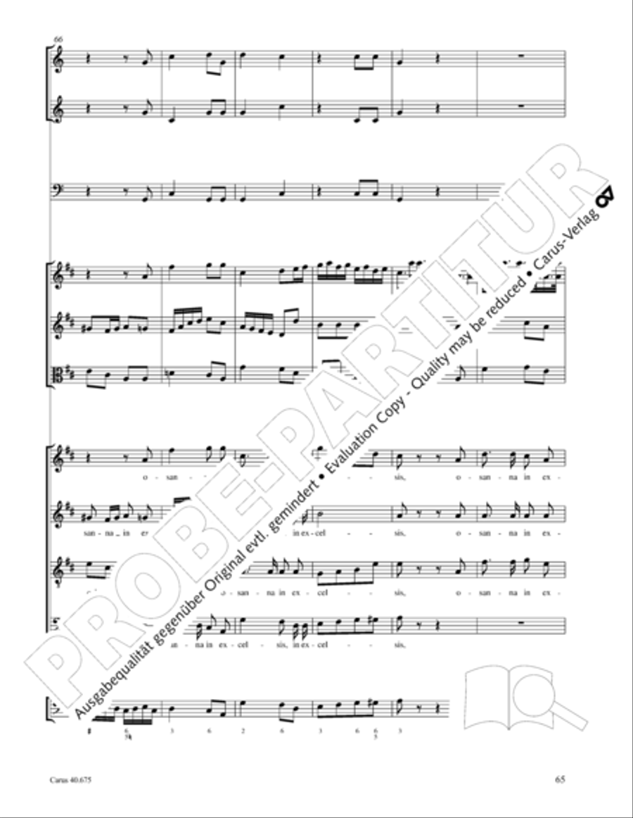 Mass in G Major STB scores gallery preview page 78