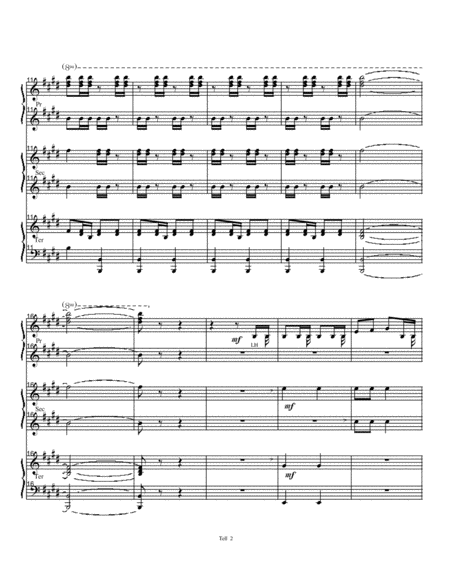 William Tell Overture Piano Trio (1 Piano 6 Hands)