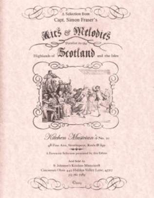 Book cover for Selections from Capt. Simon Fraser's Airs & Melodies