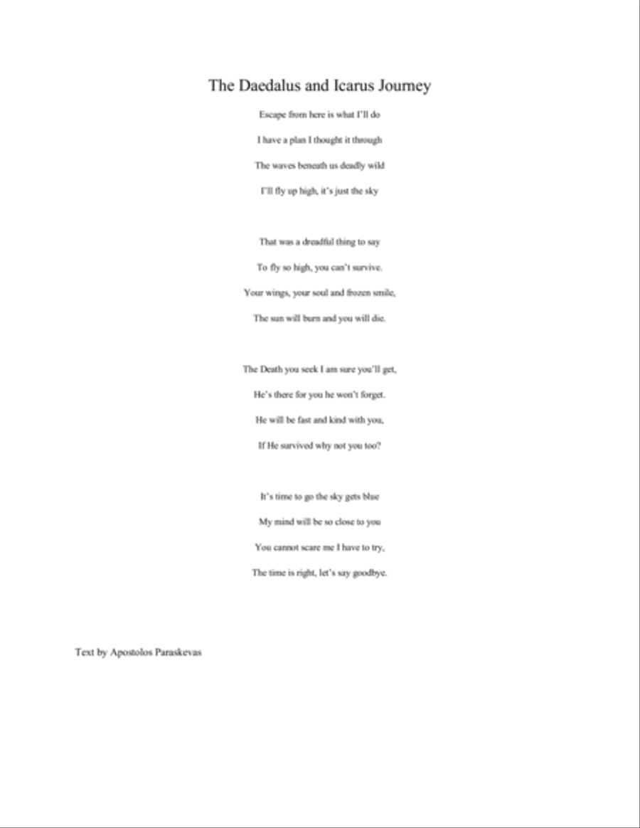 The Daedalus and Icarus Journey Classical Guitar scores gallery preview page 4