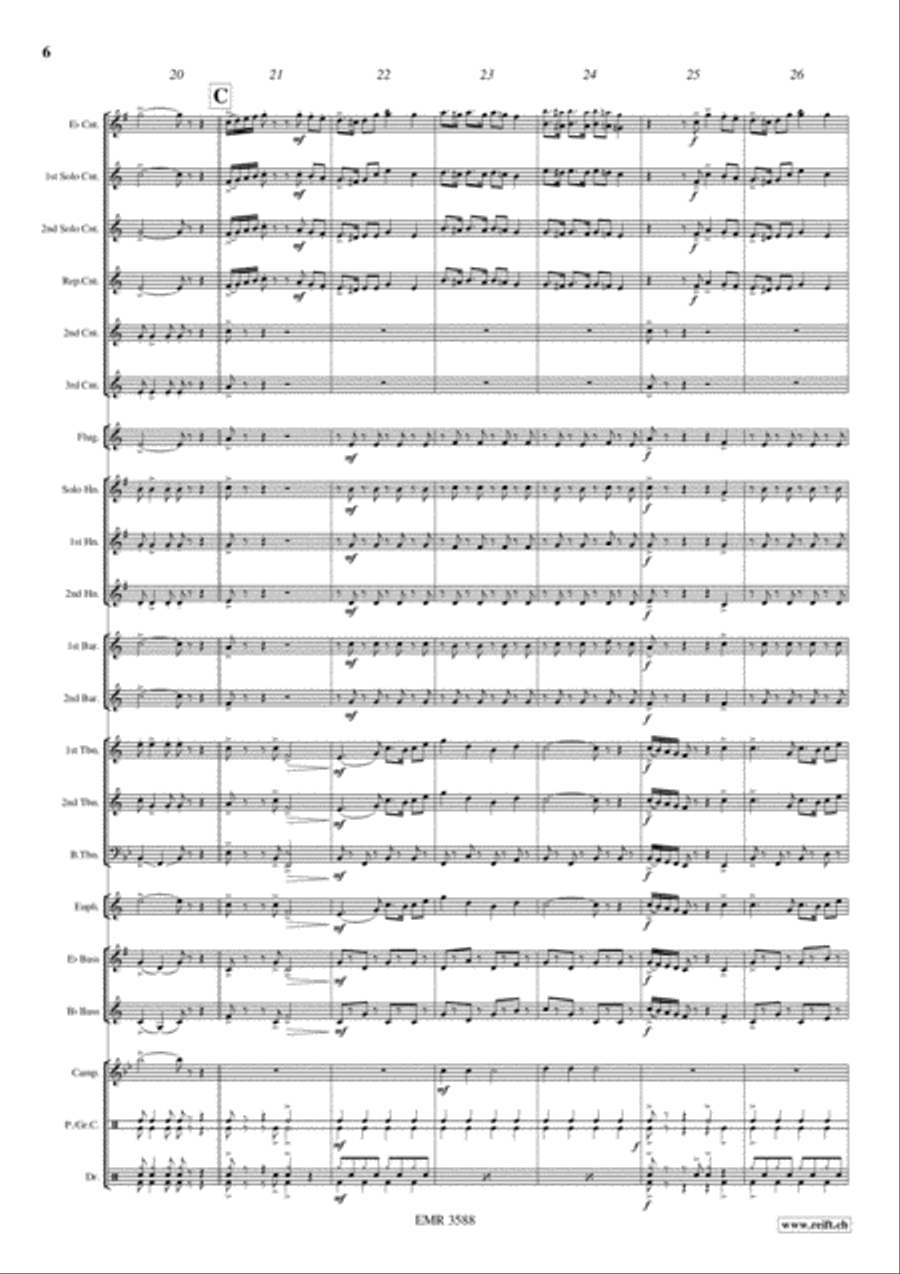 Hasty Start Hasty Start Brass Band scores gallery preview page 7