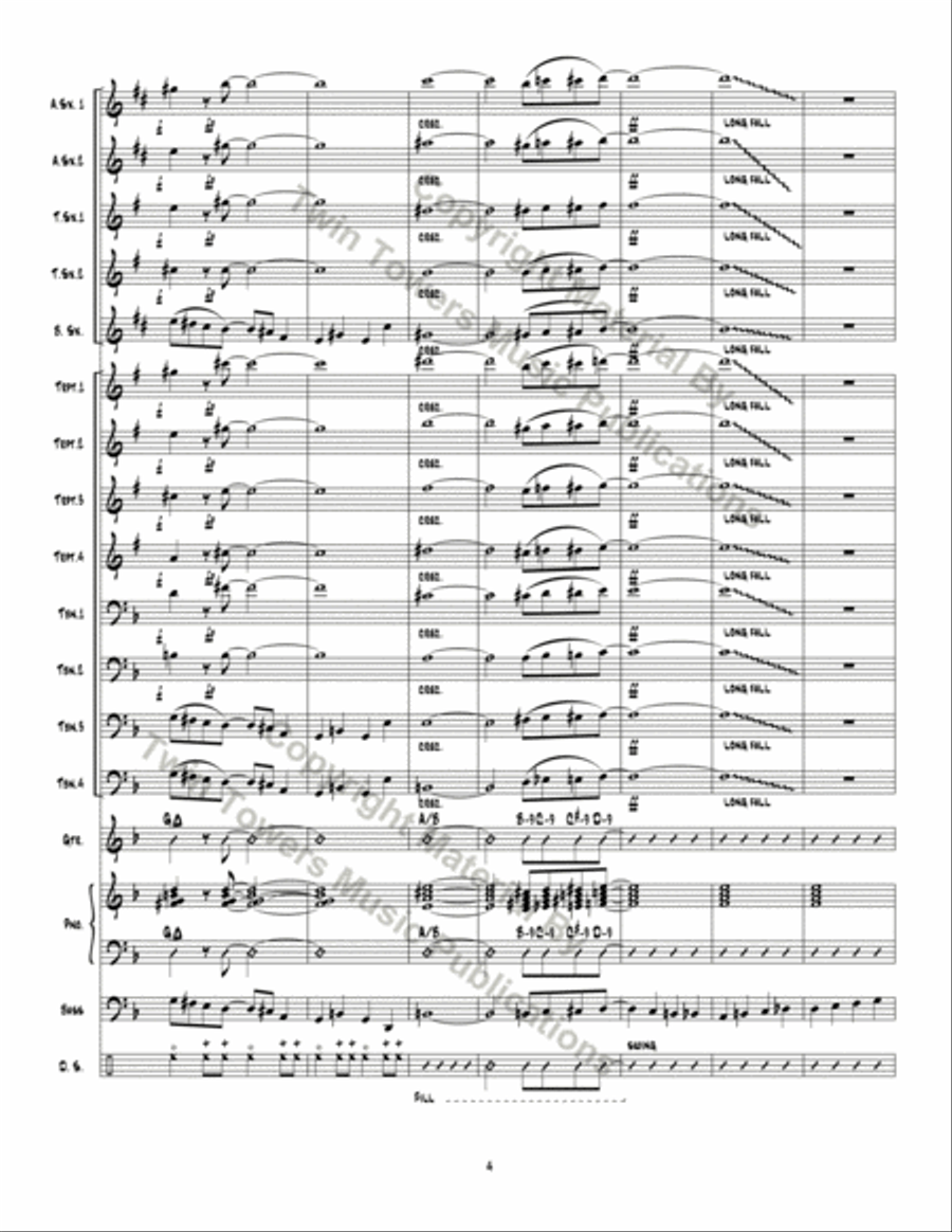 Nerve Damage Jazz Ensemble scores gallery preview page 5
