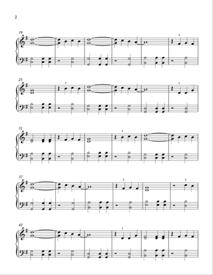 A Sky Full Of Stars Easy Piano scores gallery preview page 2