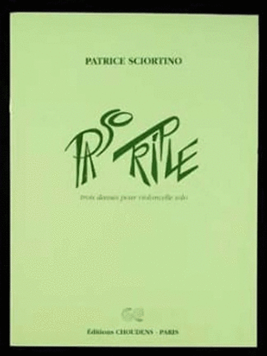Paso Triple Paso Triple Cello scores gallery preview page 1