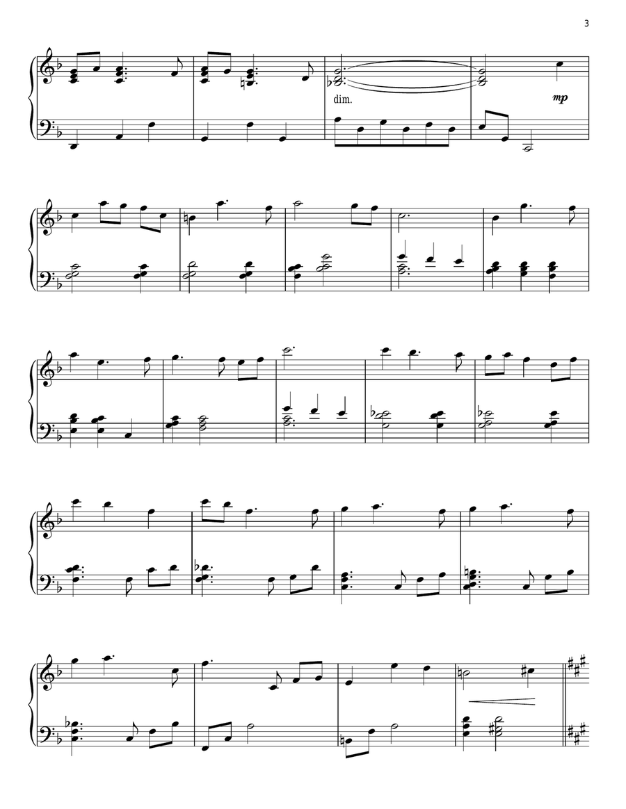 Cherish The Treasure Piano Solo scores gallery preview page 3