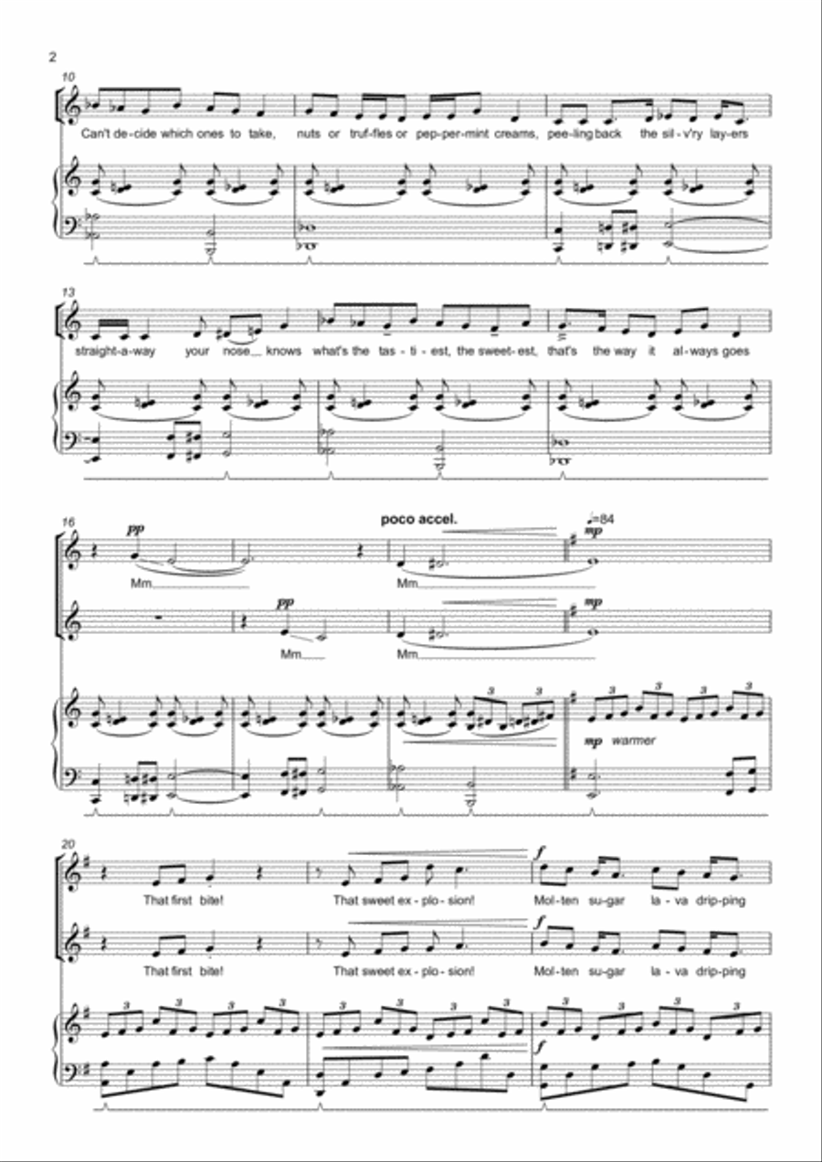 Treasure Chest (a chocolate song) SA scores gallery preview page 4