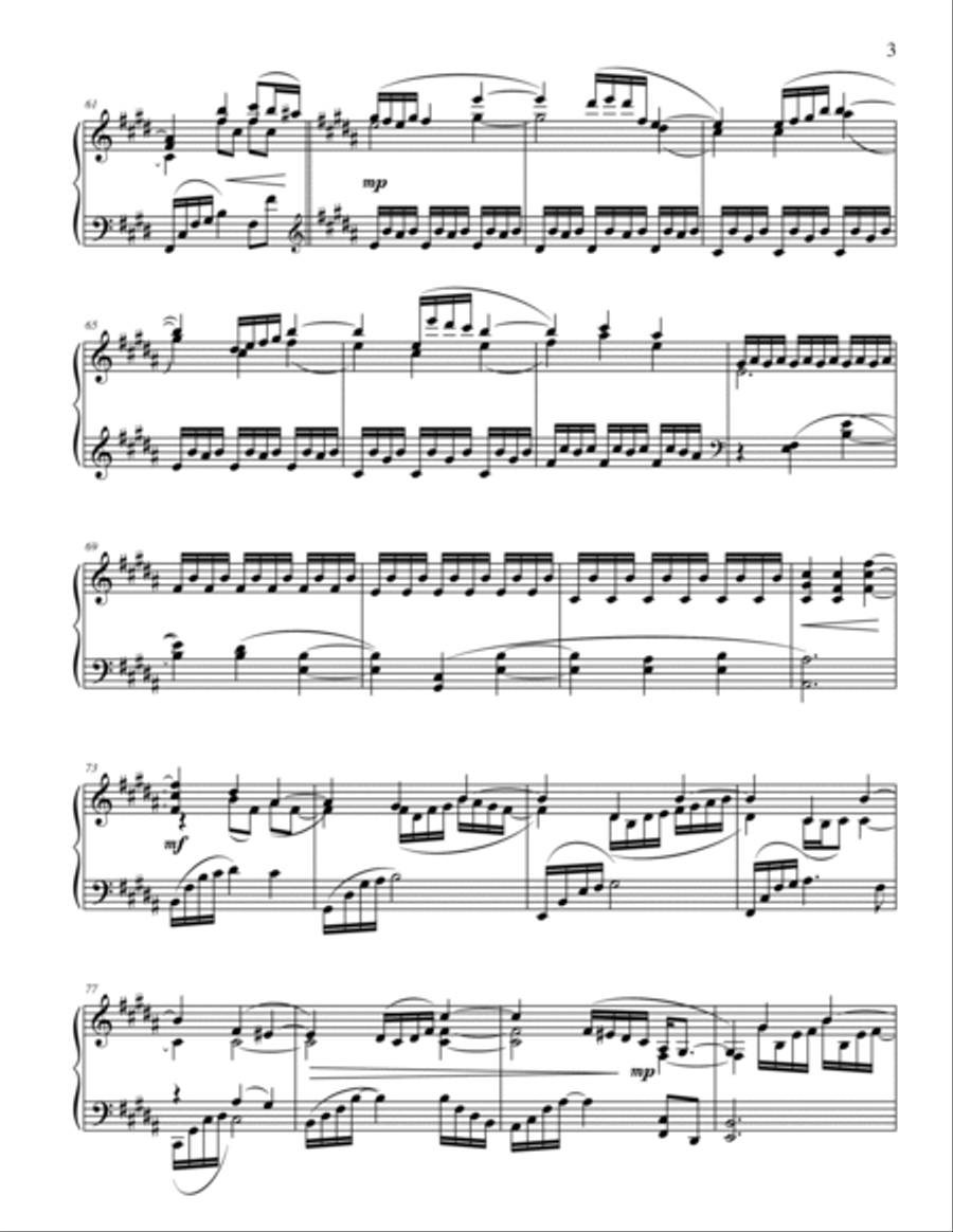 Praeteritum Praeteritum Piano Solo scores gallery preview page 3