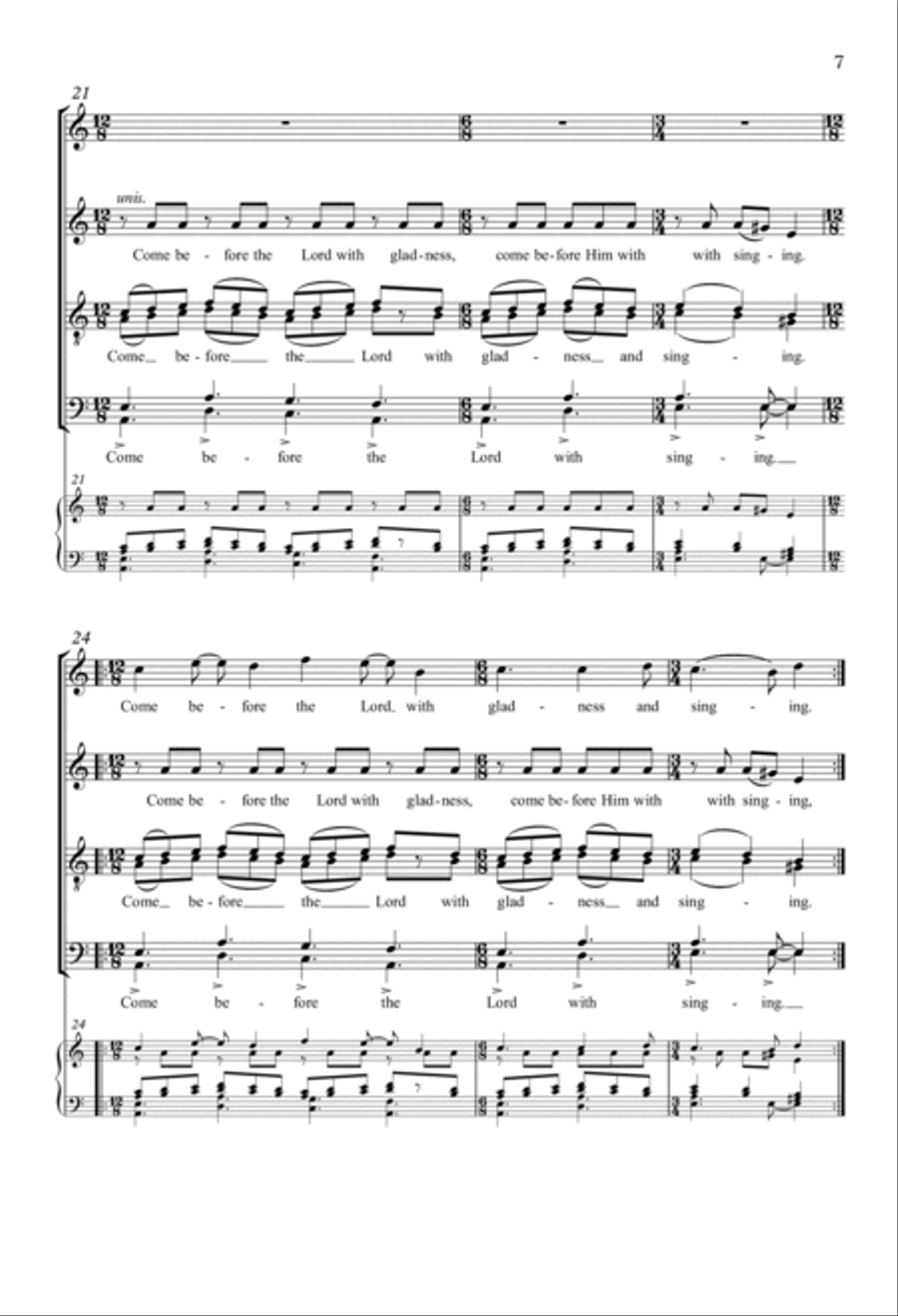 Enter His Gates Enter His Gates Divisi scores gallery preview page 5