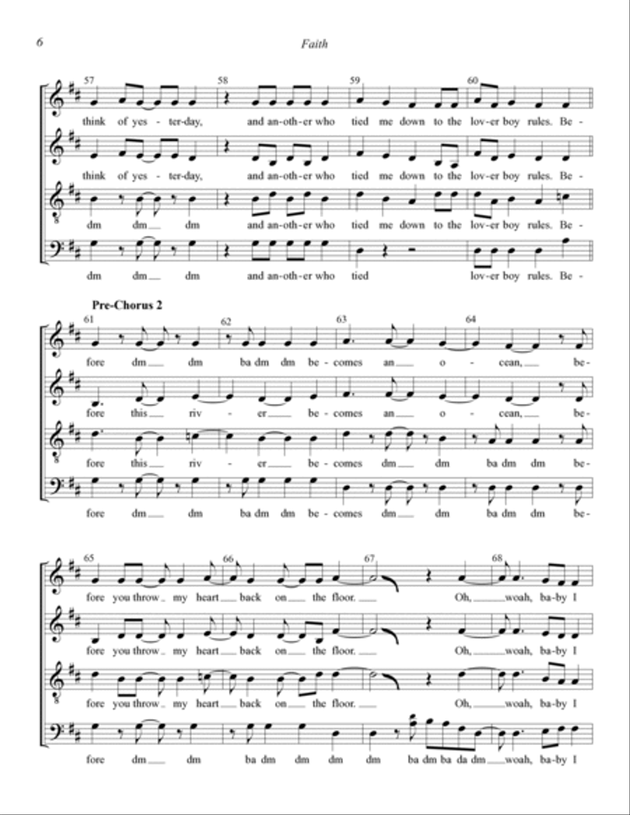 Faith (arr. Kohl Kitzmiller)