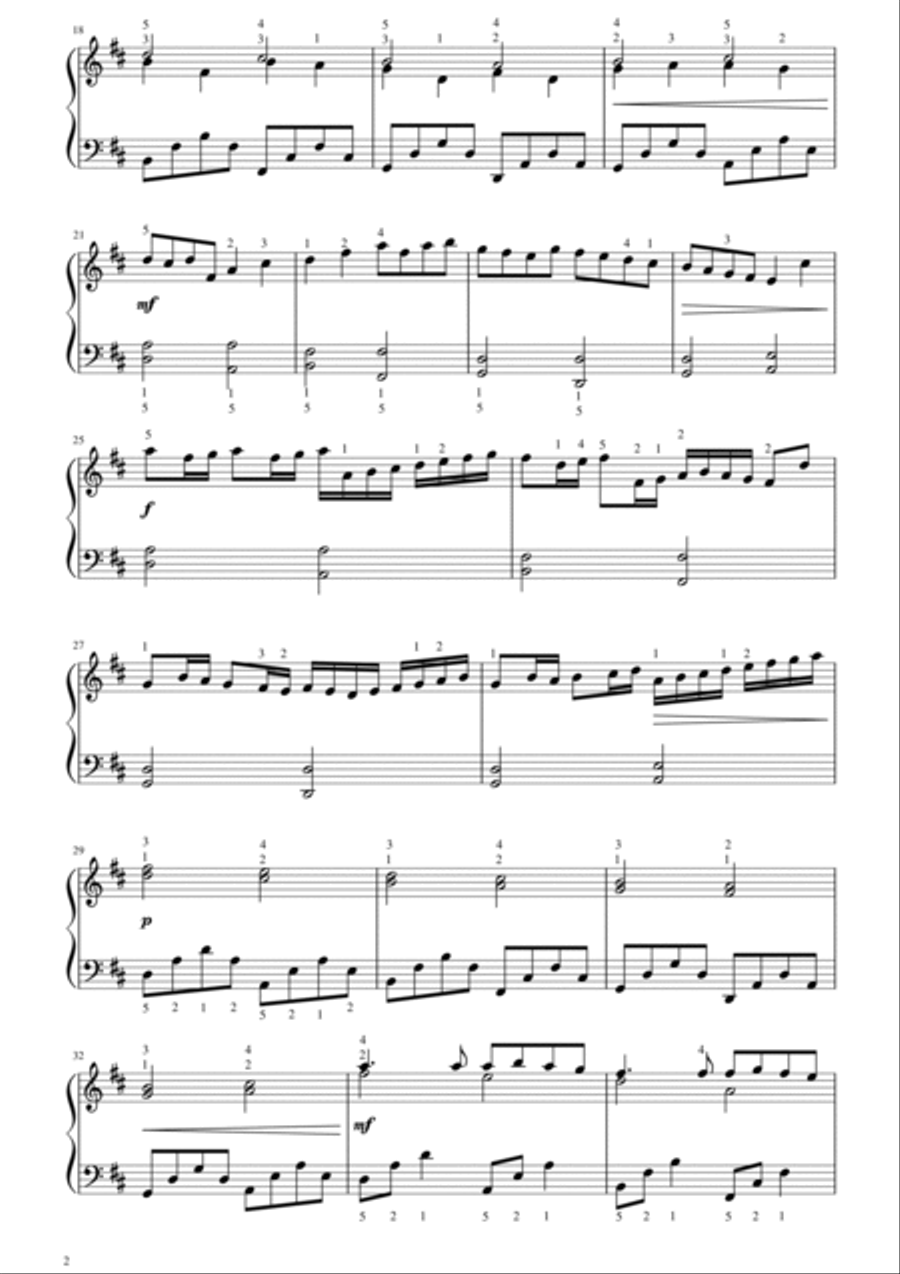 Canon Canon Easy Piano scores gallery preview page 2