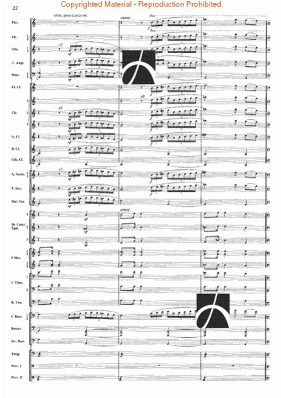 Homage Concert Band scores gallery preview page 21