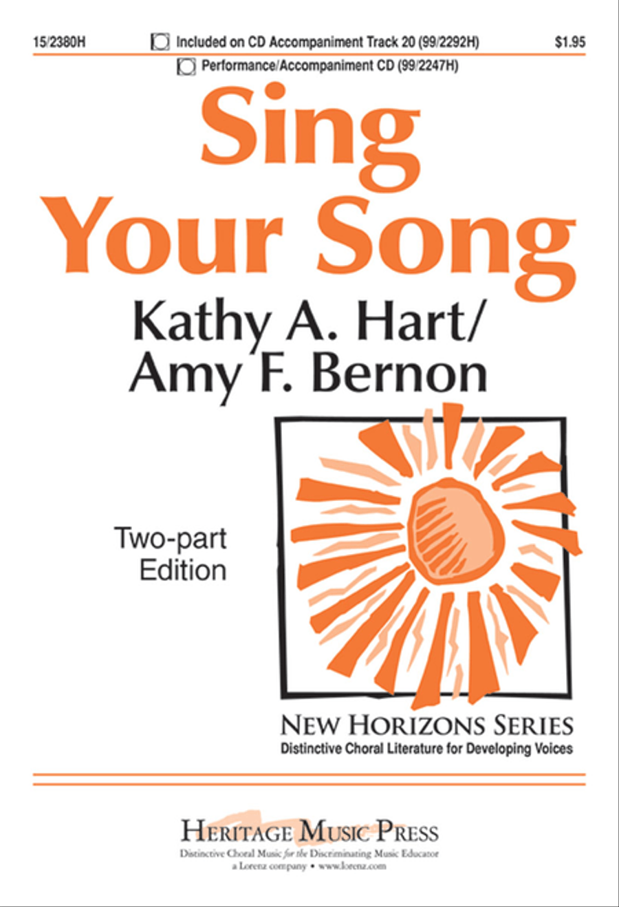 Sing Your Song 2-Part scores gallery preview page 1