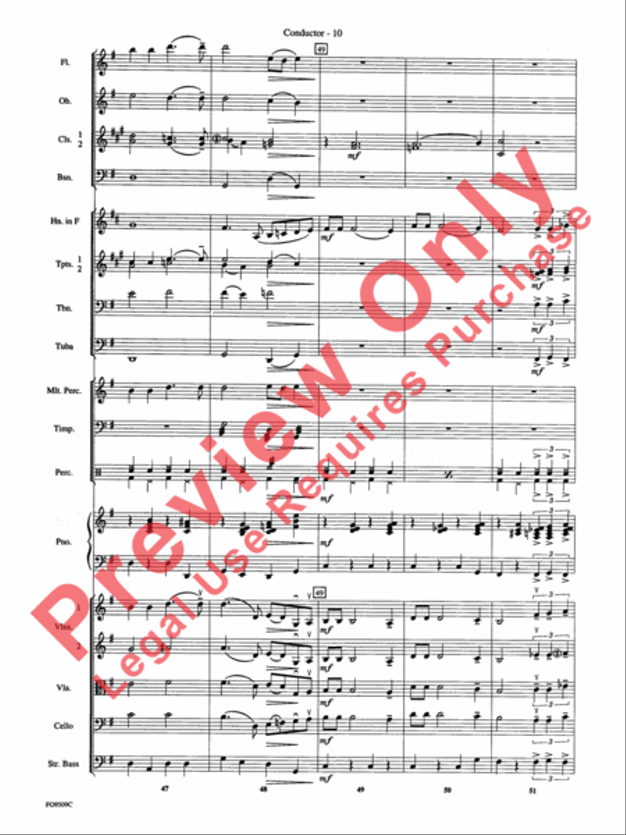Moonlight Serenade Full Orchestra scores gallery preview page 12