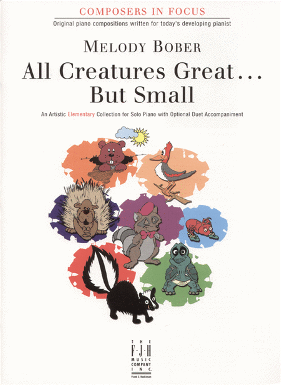 All Creatures Great . . . But Small Easy Piano scores gallery preview page 1