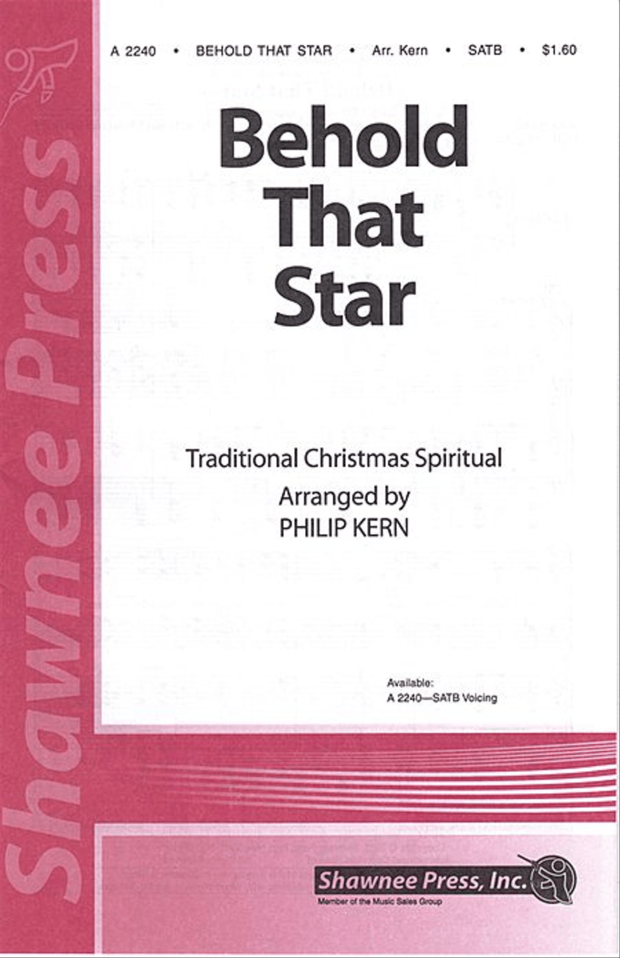 Philip Kern: Behold That Star SATB