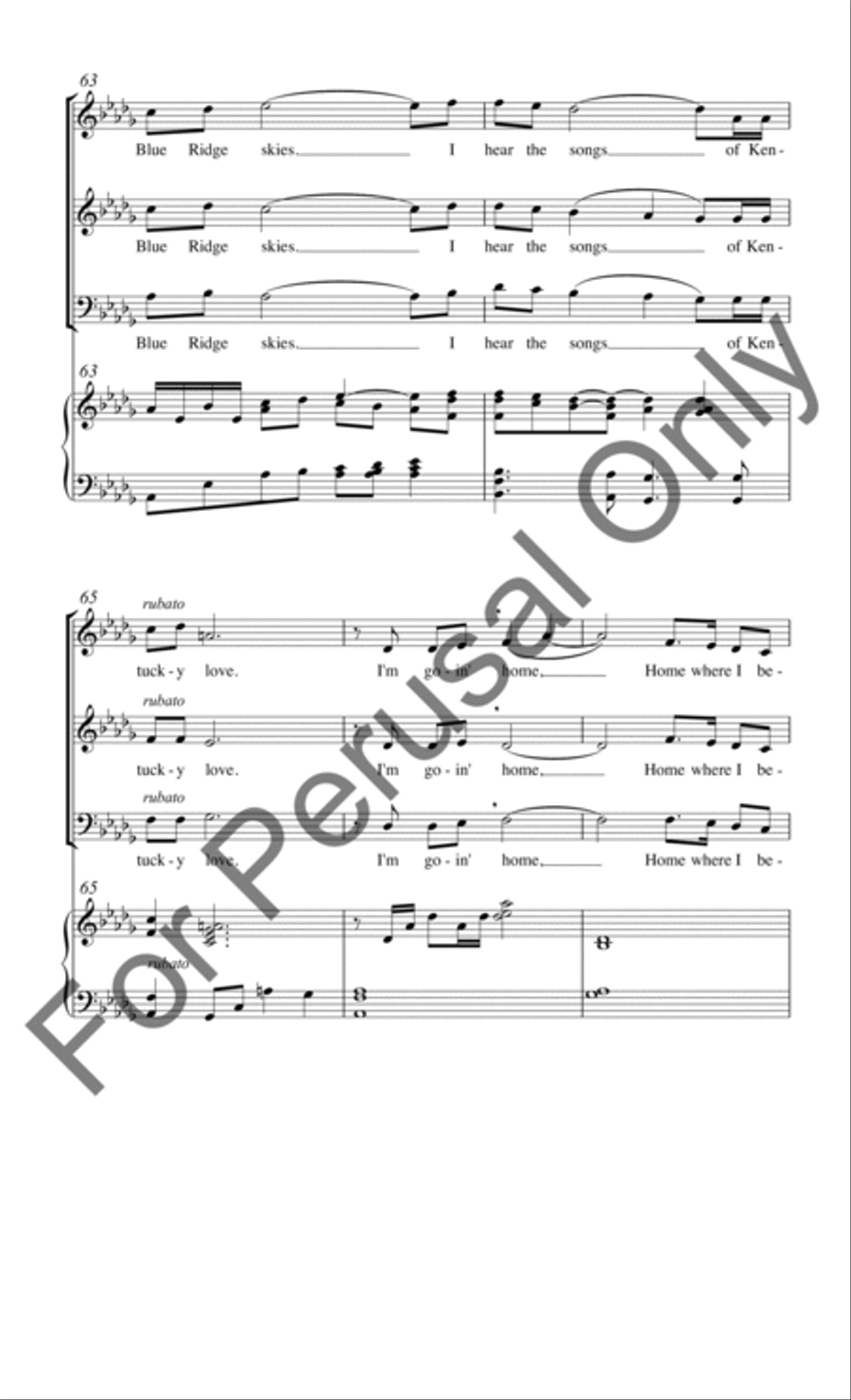 Green Coffee Grows 3-Part scores gallery preview page 13