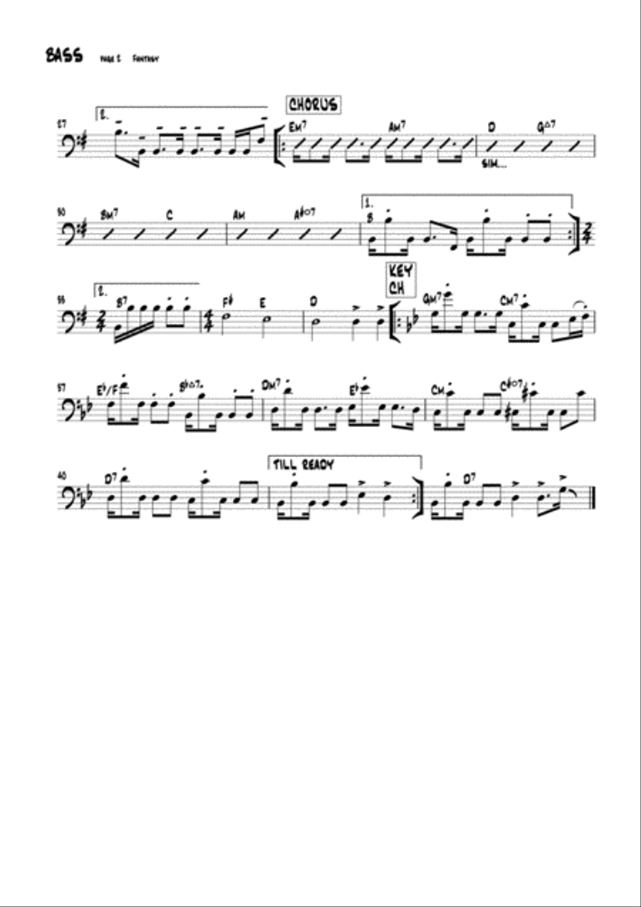 Fantasy Fantasy Small Ensemble scores gallery preview page 3