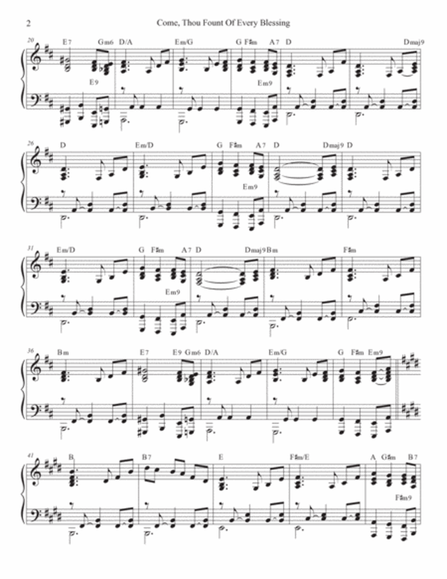 Come, Thou Fount Of Every Blessing (Duet for Violin and Viola) image number null