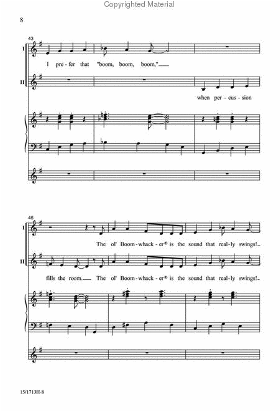 Boomwhacker Boogie 2-Part scores gallery preview page 8