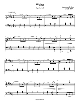 Brahms Waltz in G# minor Op.39 No.3