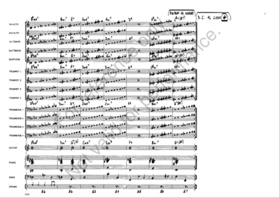 Midnight Bells Jazz Ensemble scores gallery preview page 7