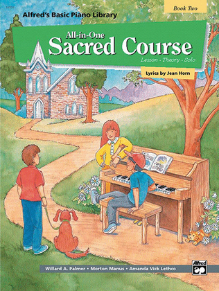 Book cover for Alfred's Basic All-in-One Sacred Course, Book 2