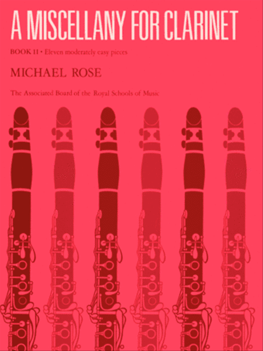 A Miscellany for Clarinet, Book II Clarinet Solo scores gallery preview page 1