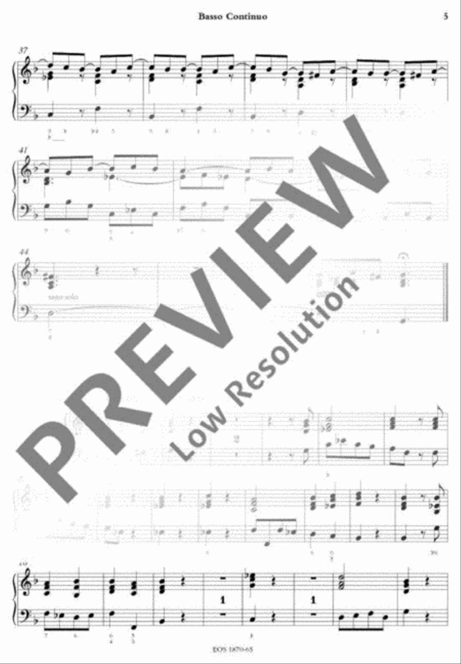 Concerto Grosso Concerto Grosso Basso Continuo scores gallery preview page 6