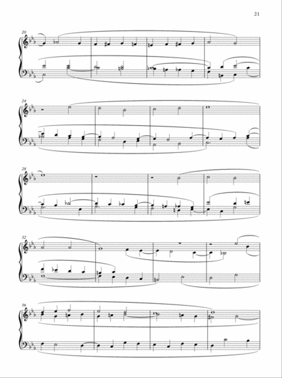 Oxford Book of Lent and Easter Organ Music for Manuals Organ Solo scores gallery preview page 21