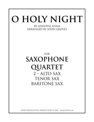 O Holy Night - Saxophone Quartet