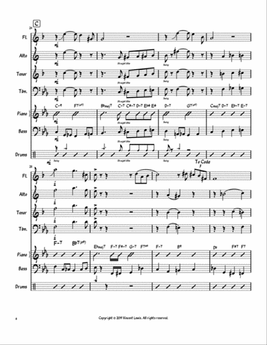 Ruby, My Dear Small Ensemble scores gallery preview page 4