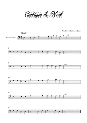 Book cover for Cantique de Noël (for Cello)