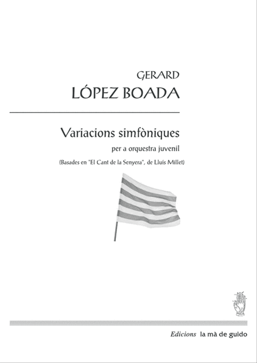 Variacions simfòniques Full Orchestra scores gallery preview page 1
