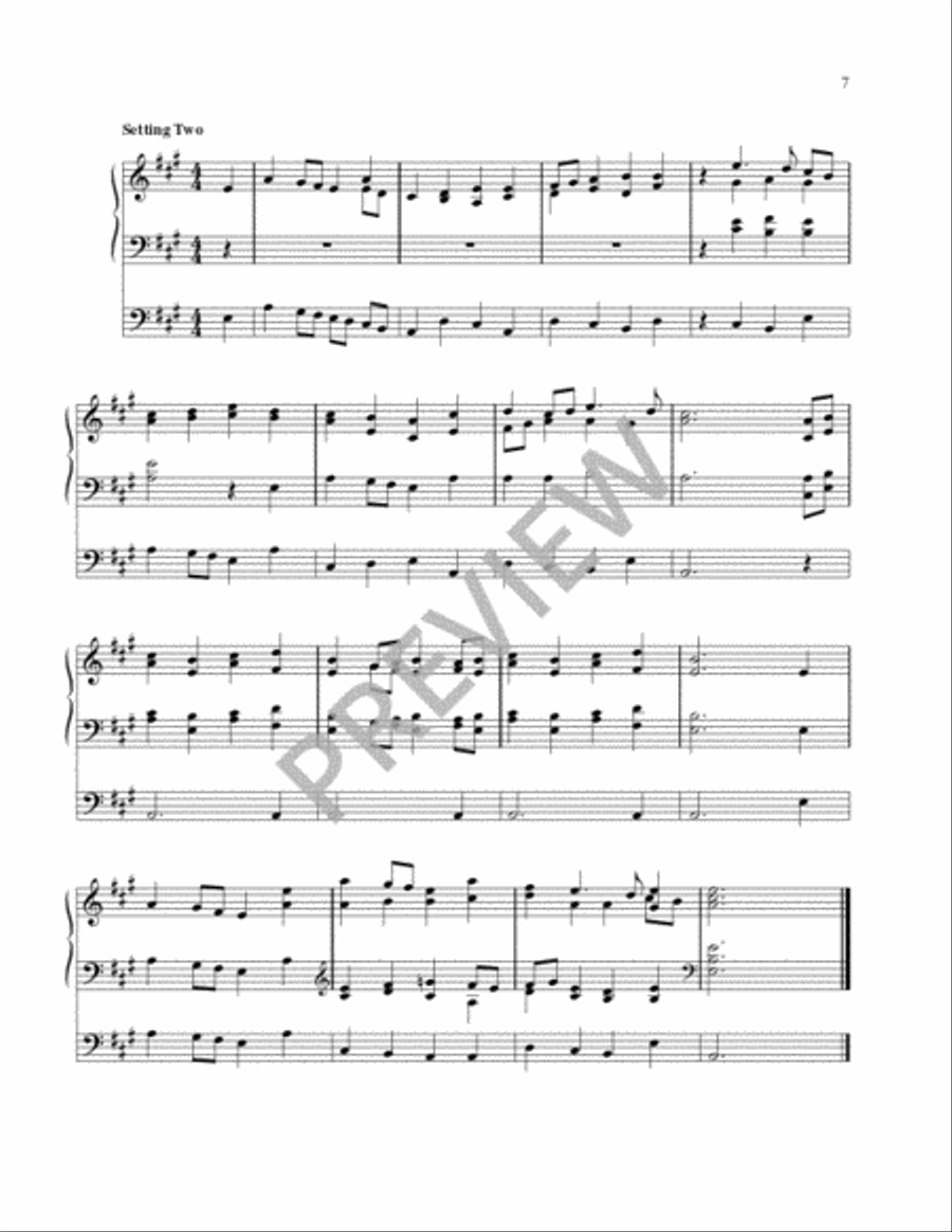 Hymn Harmonizations for Organ - Volume 1 Organ scores gallery preview page 7