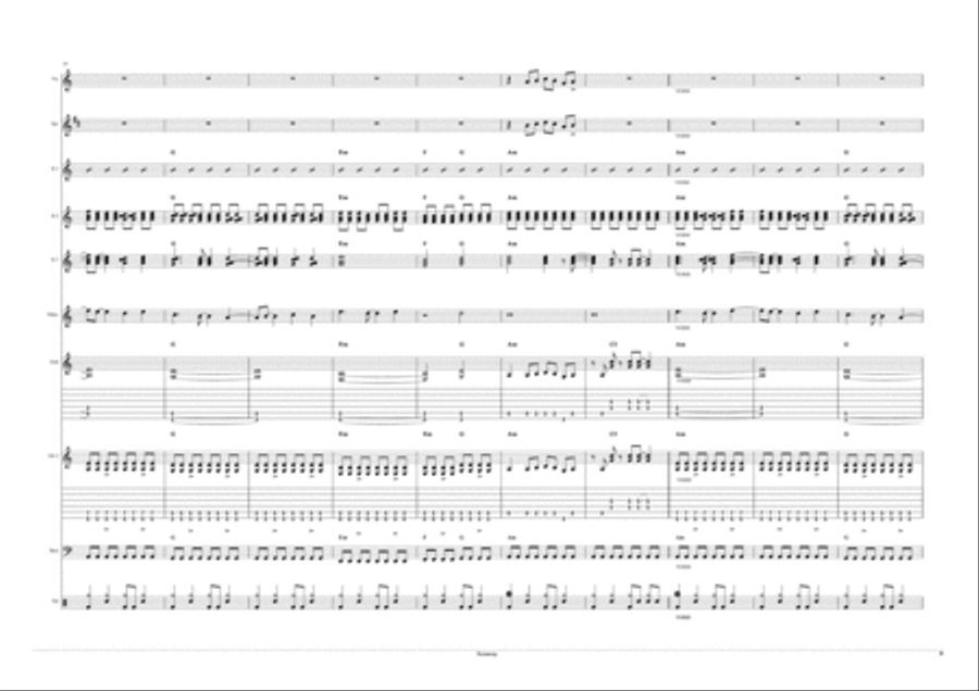 Runaway Bass Guitar scores gallery preview page 6