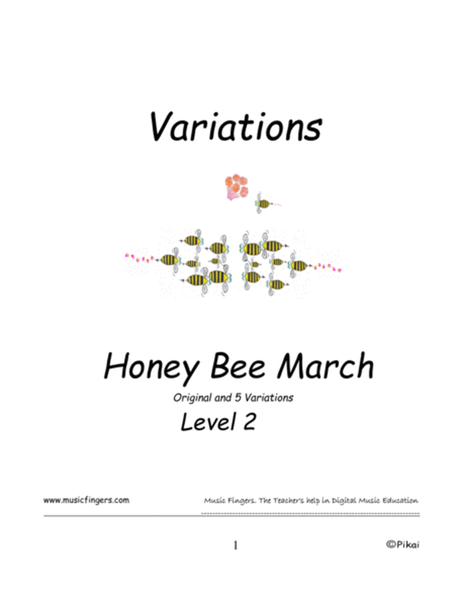 Honey Bee March. Lev. 2. Variations image number null