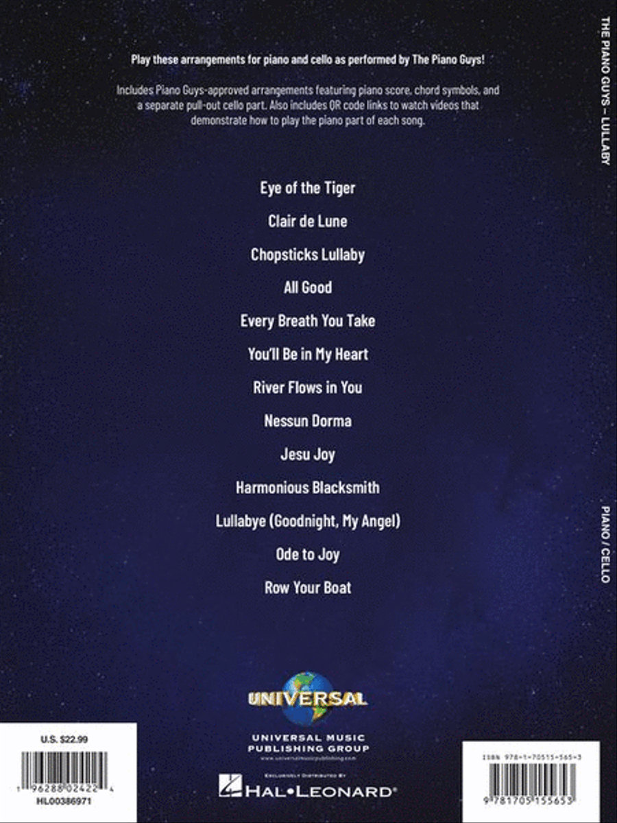 The Piano Guys – Lullaby Cello scores gallery preview page 8