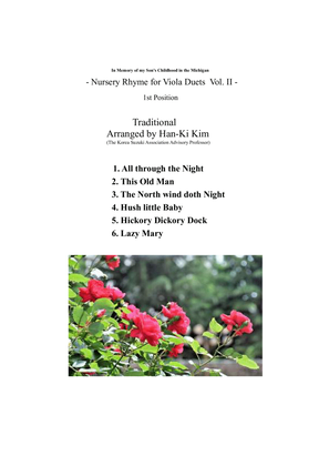 Nursery Rhyme for Viola Duet Vol. II