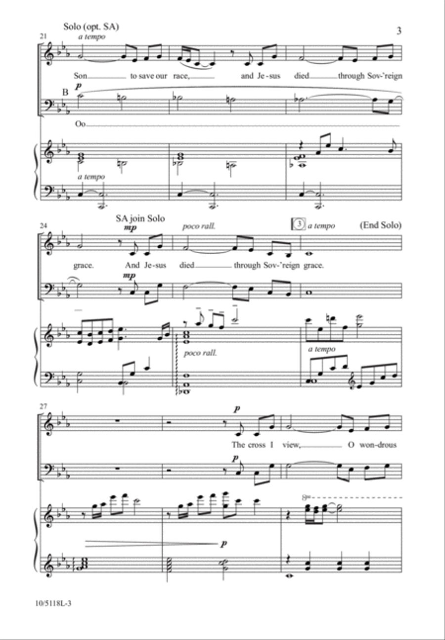 Behold the Love, the Grace of God 3-Part scores gallery preview page 4