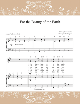 For the Beauty of the Earth (Thanksgiving)