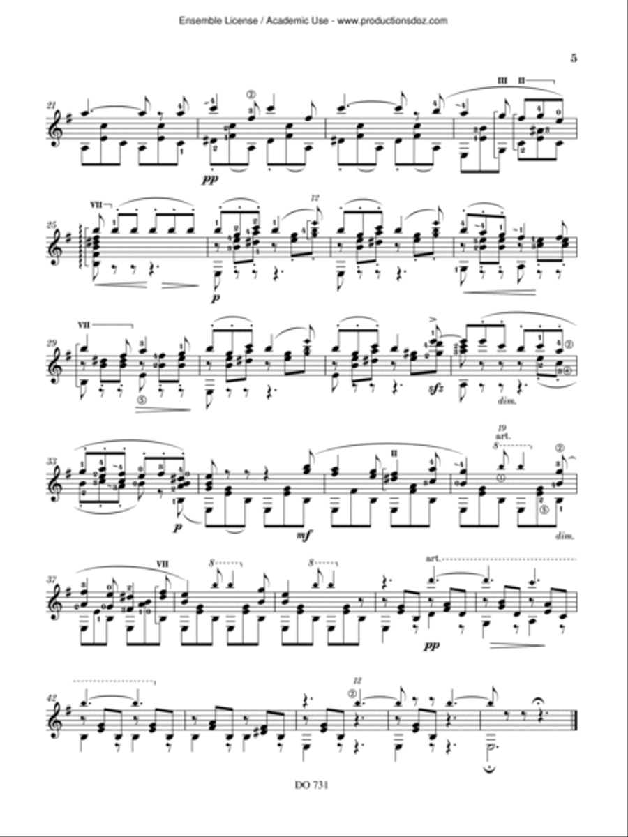 3 Lieder ohne Worte 3 Lieder ohne Worte Classical Guitar scores gallery preview page 5