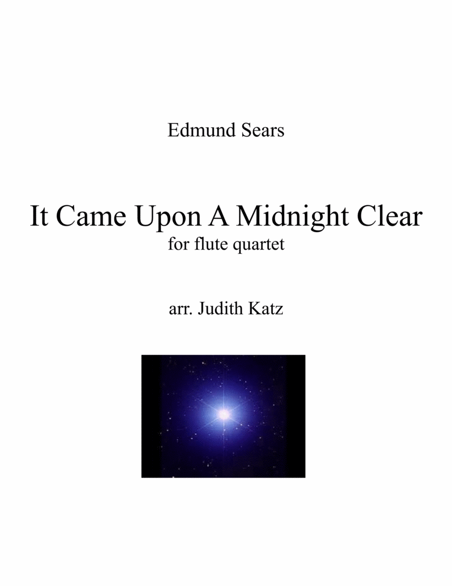 It Came Upon A Midnight Clear Flute Quartet scores gallery preview page 1